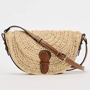 Zara woven crossbody bag